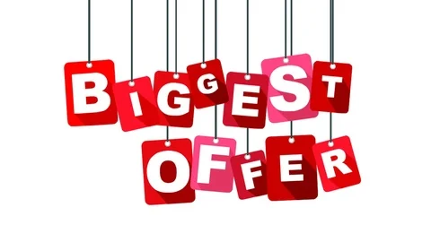 Red animation biggest offer Stock Footage 101118708