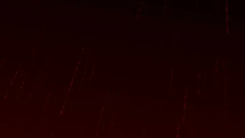 Red animation binary techno background Video stock 89514673