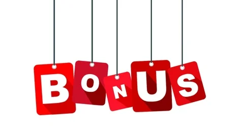 Red animation bonus Stock Footage 100997835