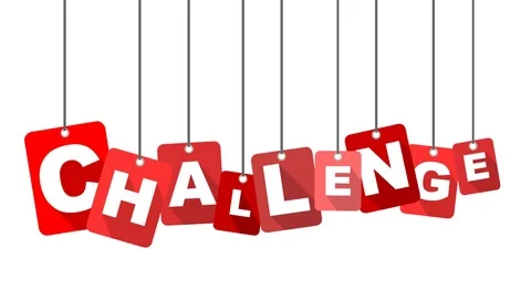 Red animation challenge Stock Footage 101715812