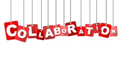 Red animation collaboration Stock Footage 101714746