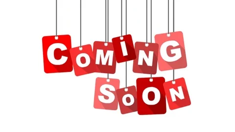 Red animation coming soon Stock-Footage 100998157