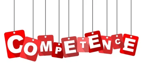 Red animation competence Stock Footage 101714856