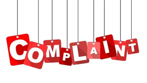 Red animation complaint Stock Footage 101714691