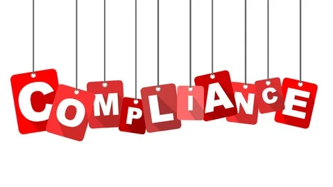 Red animation compliance Stock Footage 101116849