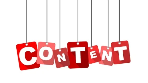 Red animation content Stock Footage 101714677