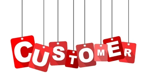 Red animation customer Stock Footage 101715247