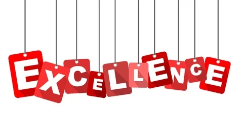 Red animation excellence Stock Footage 101715862