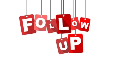 Red animation follow up Stock Footage 101117285