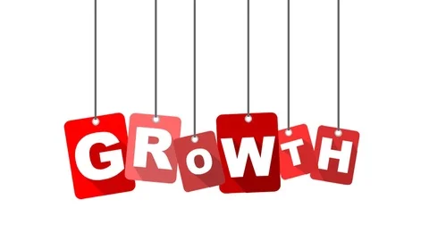 Red animation growth Stock Footage 101715755