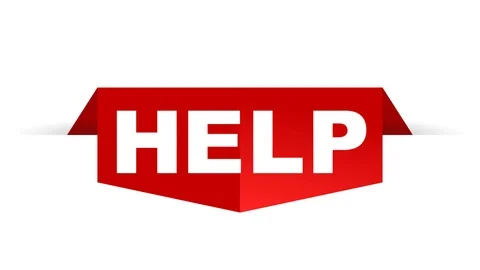 Red animation help Stock Footage 100990640