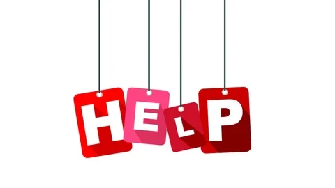 Red animation help Stock Footage 100996685