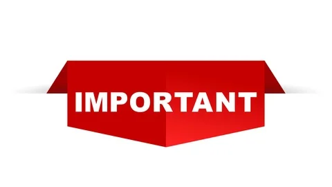 Red animation important Stock-Footage 100990948