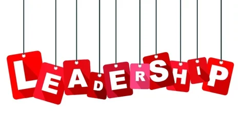 Red animation leadership Stock Footage 101120516