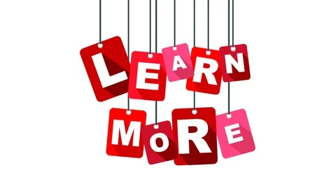 Red animation learn more Stock Footage 101119095