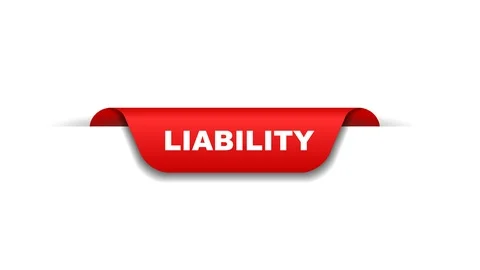 Red animation liability Stock Footage 103087293