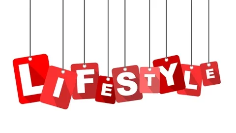 Red animation lifestyle Stock Footage 101714960