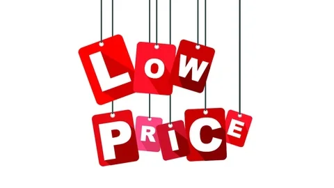 Red animation low price Stock Footage 100997913