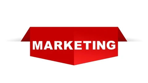 Red animation marketing Stock Footage 100989548