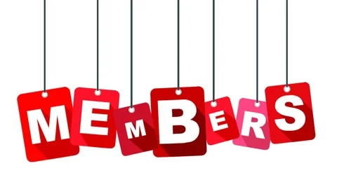 Red animation members Stock Footage 100997562