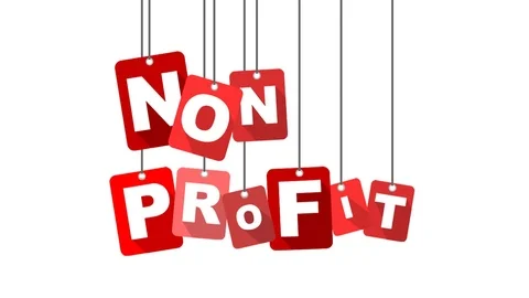 Red animation non profit Stock Footage 101714914