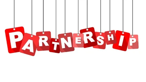 Red animation partnership Stock Footage 101715660