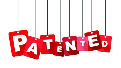 Red animation patented Stock Footage 100997025