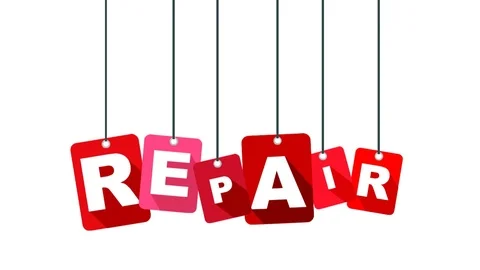 Red animation repair Stock Footage 100996359