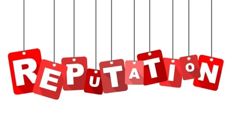 Red animation reputation Stock Footage 101714726