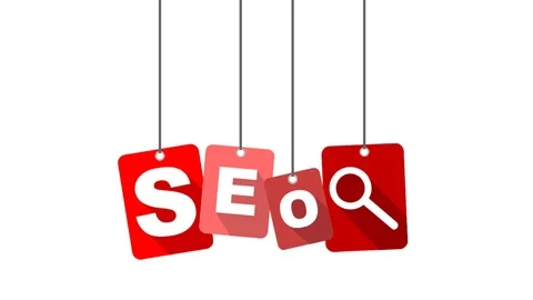 Red animation seo Stock Footage 101116629