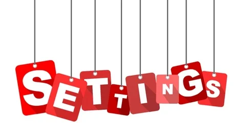 Red animation settings Stock Footage 101714592