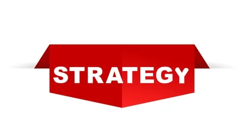 Red animation strategy Stock-Footage 100989578