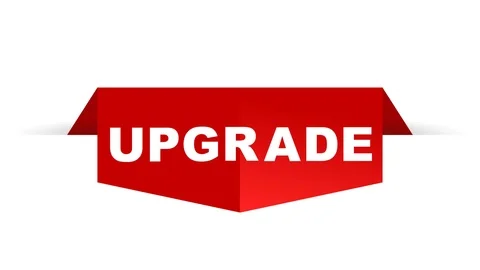 Red animation upgrade Stock Footage 100990566
