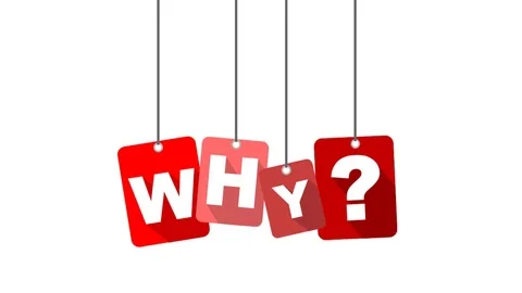 Red animation why Stock Footage 101715925