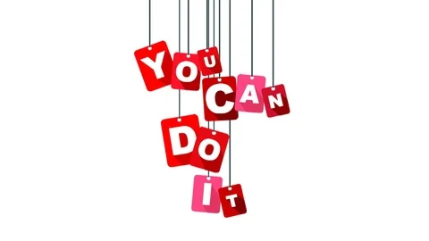 Red animation you can do it Stock Footage 101119978