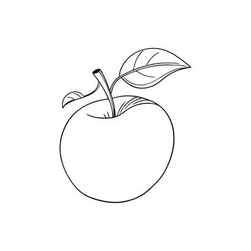 Red Apple, apple fruit design, fruits Stock Illustration
