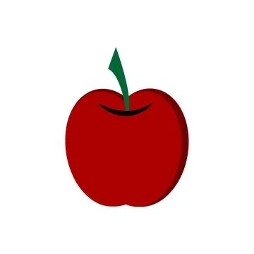 Red Apple, apple fruit design, fruits Stock Illustration