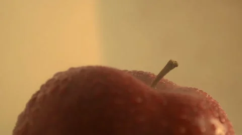 Red Apple Crane Down Video stock 21846105