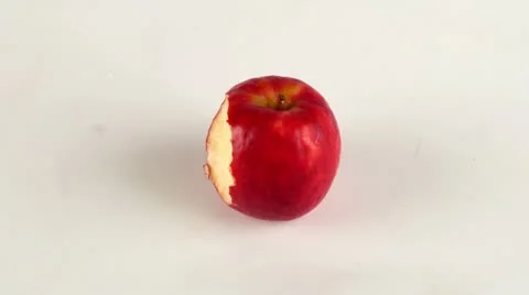 Red Apple Eaten Video stock 11897139