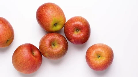 Red apple. Stock Footage 156007064