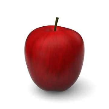 Red apple Stock Illustration