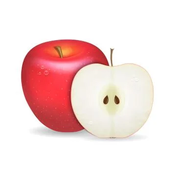 Red apple Stock Illustration