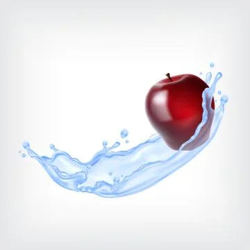 Red apple Stock Illustration