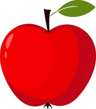 Red apple Stock Illustration
