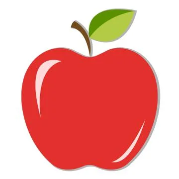 Red apple Stock Illustration
