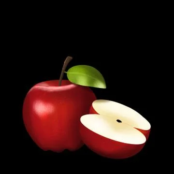 Red Apple Stock Illustration