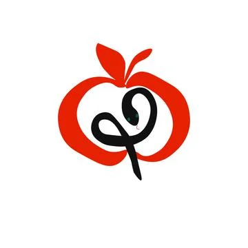 Red apple Stock Illustration