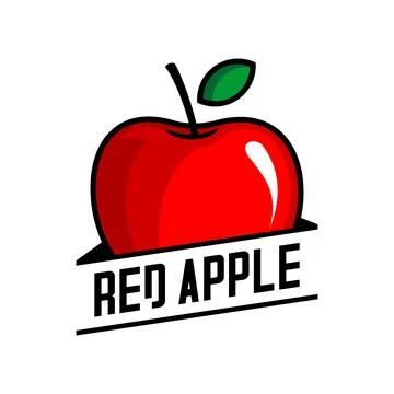 RED APPLE Stock Illustration