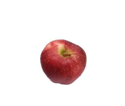 Red apple isolate white background Stock Photos