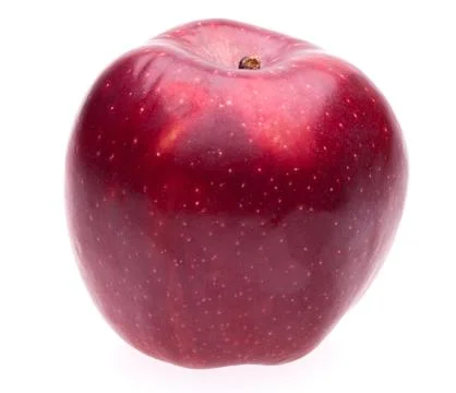 Red apple isolated Stock Photos